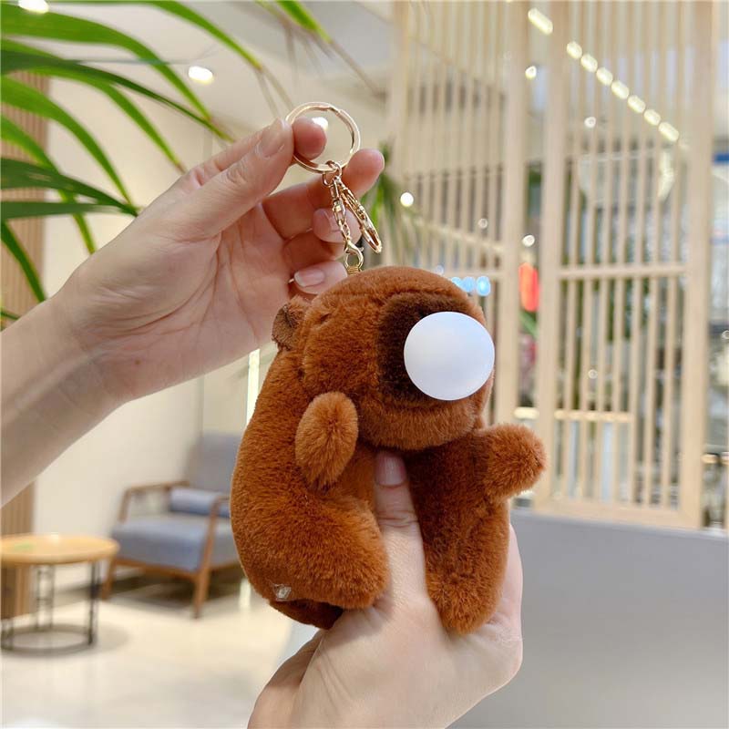 Capybara Keychain Key-ring Bag