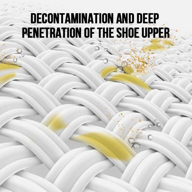 White shoes cleaning agent