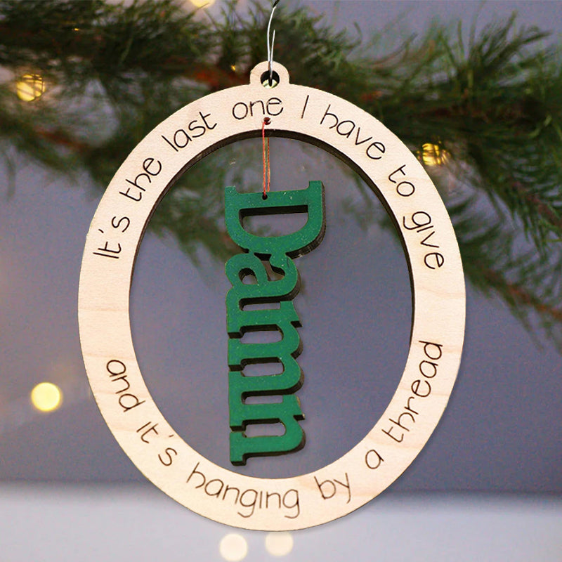 Funny Christmas Ornament