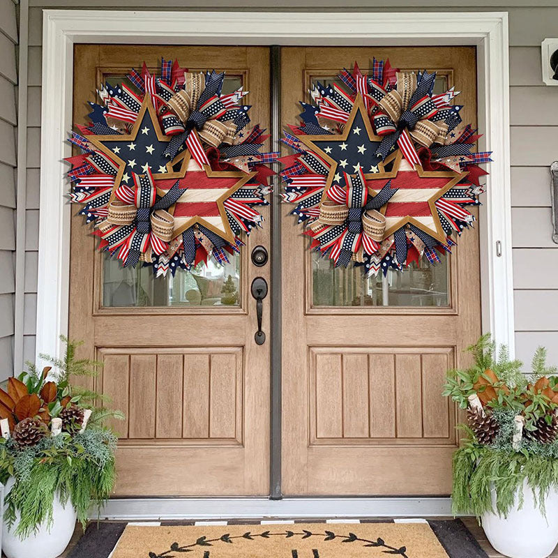 Independence Day Garland Flags