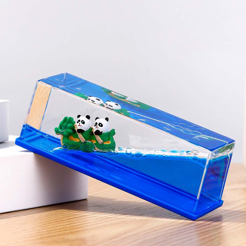 Liquid Hourglass Desktop Decoration