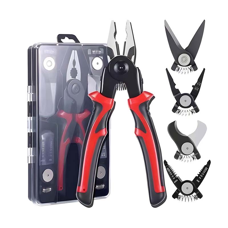 5-in-1 Interchangeable Head Pliers Tool Set