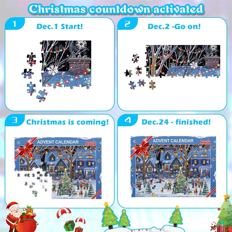 24 Days Christmas Puzzle