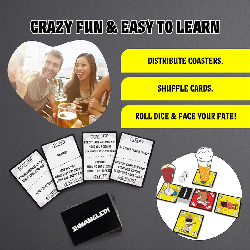 Party Drinking Game Cards
