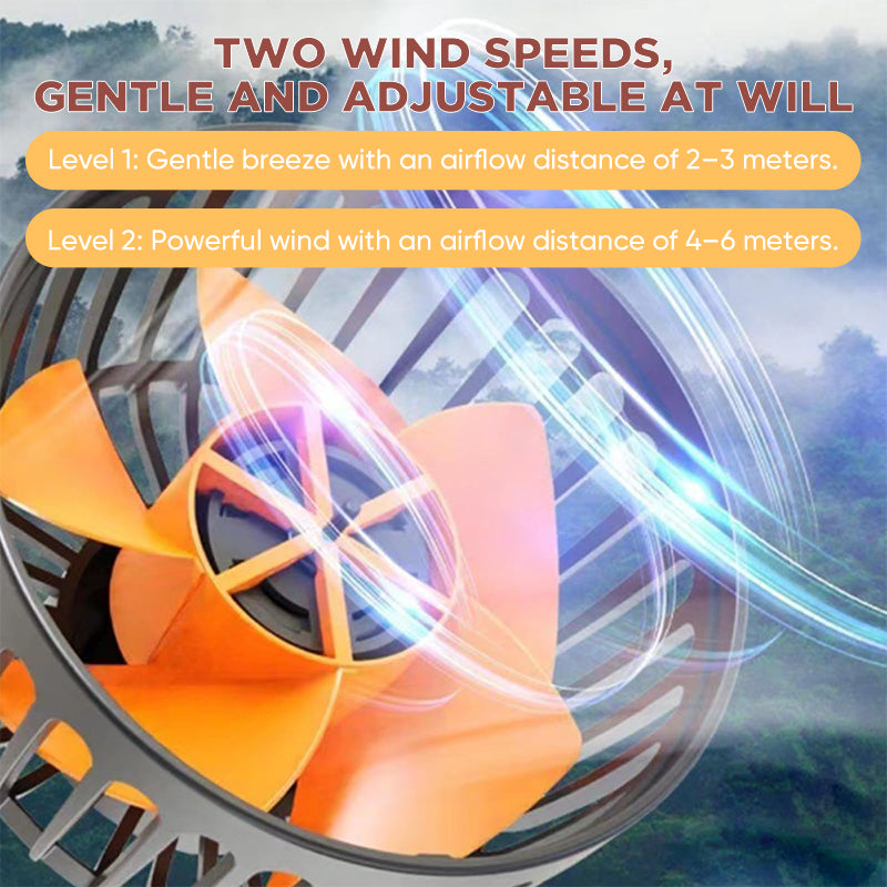 Portable Multi-Head Automotive Cooling Fan