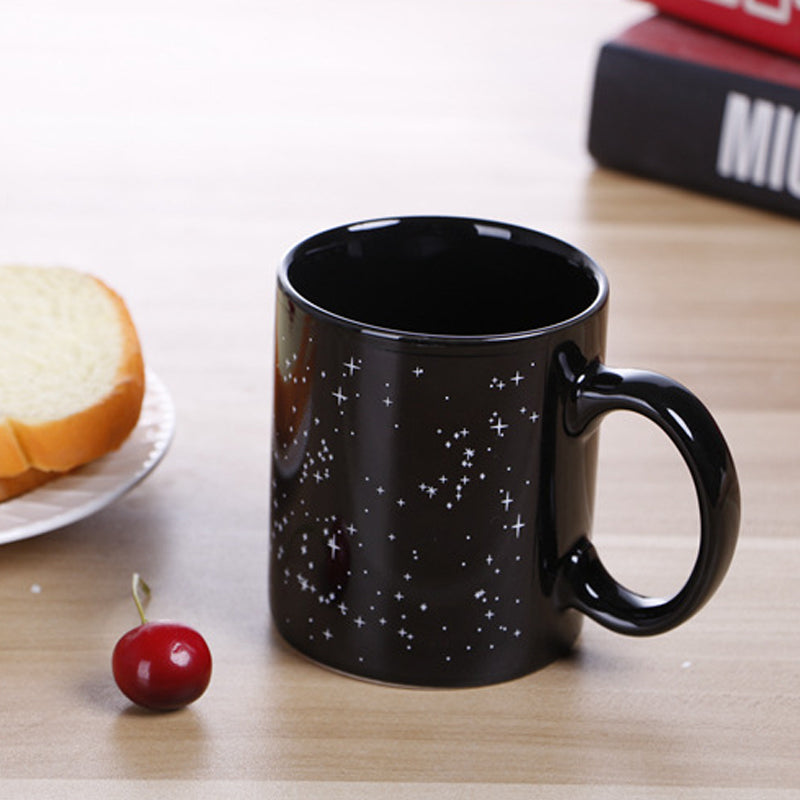 Heat-sensitive temperature-change Starry Mug