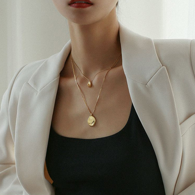 Irregular Double Layer Necklace