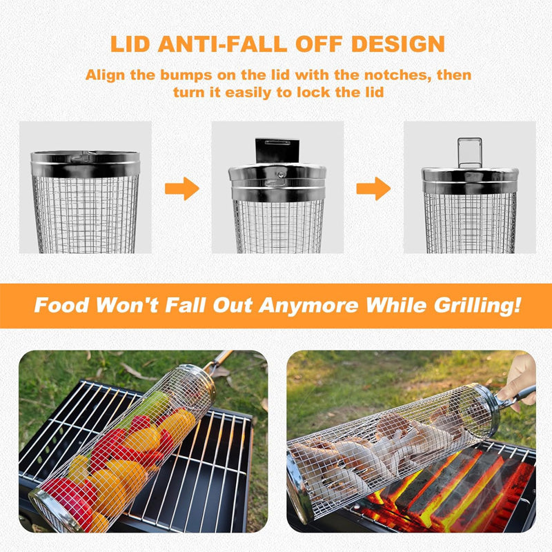 BBQ Stainless Steel Grill Cage