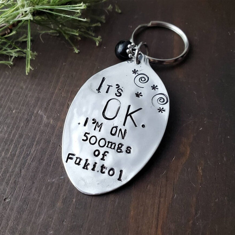 💝Emotional Support Spoon keychain