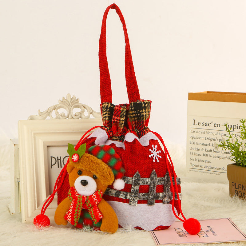 Christmas Decoration Apple Bag