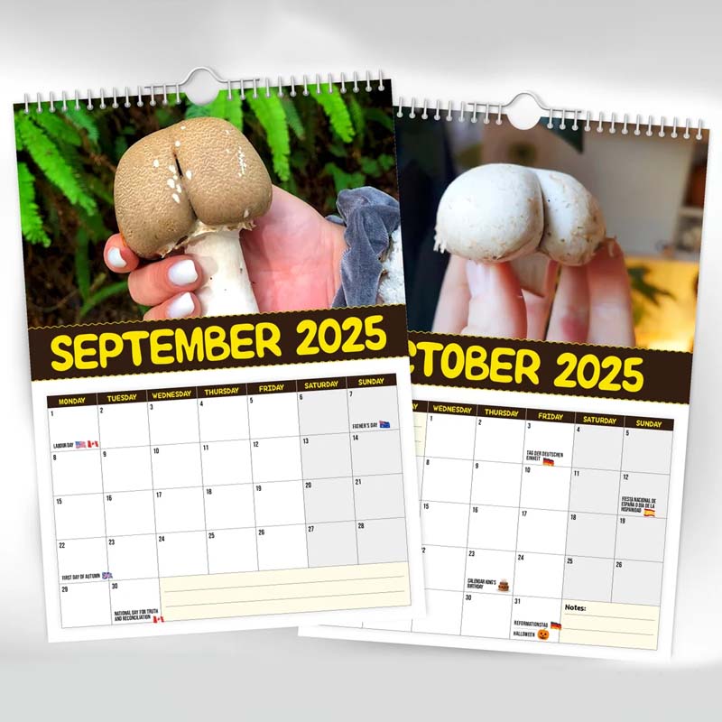 World's Greatest Mushrooms Calendar