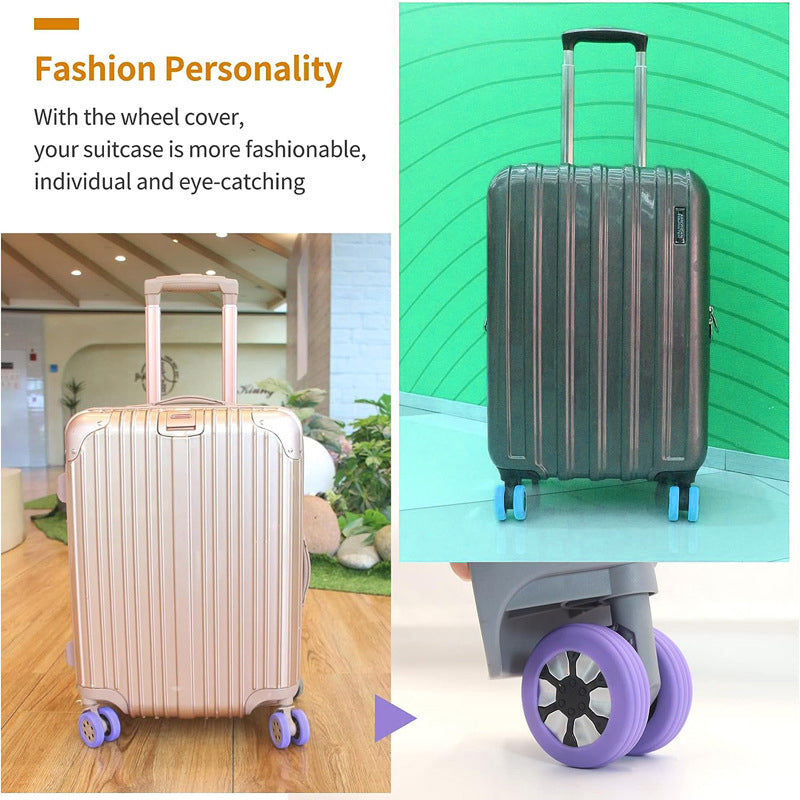 8 Pcs Luggage Compartment Wheel Protection Cover