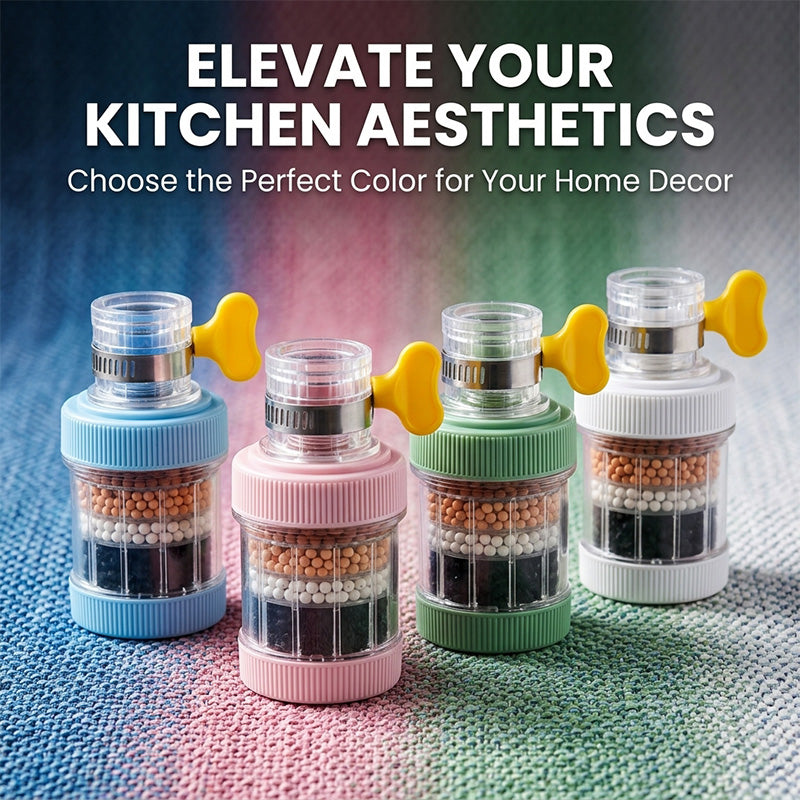 Splash-Proof Faucet Filter Attachment