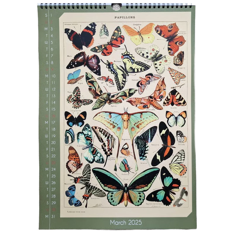 📅2025 CALENDAR FLORAL AND BOTANICAL