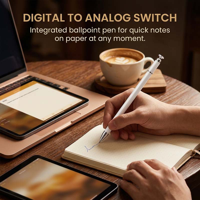 3-in-1 capacitive stylus pen