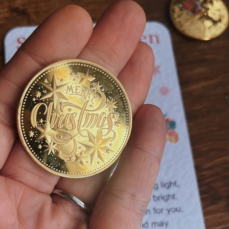 Santa Gold Coins for Christmas Eve Boxes