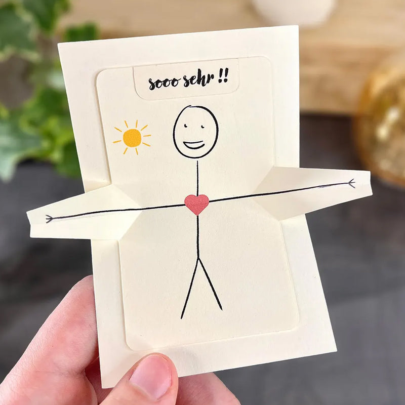 Embrace Pop-Up Greeting Card