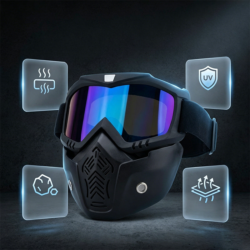Harley retro face mask