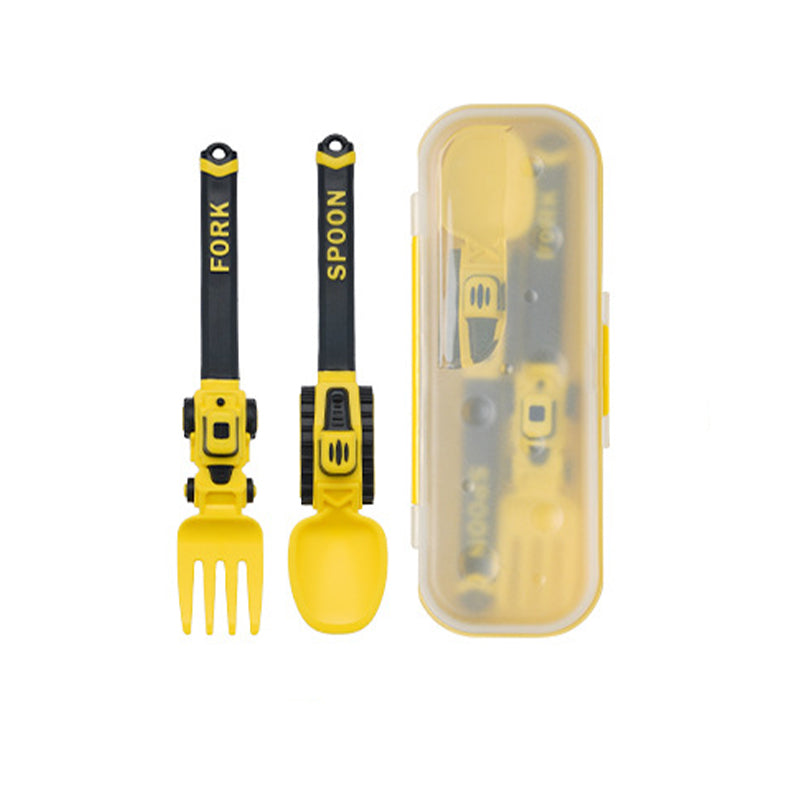 Kids’ Construction Vehicle Utensil Set