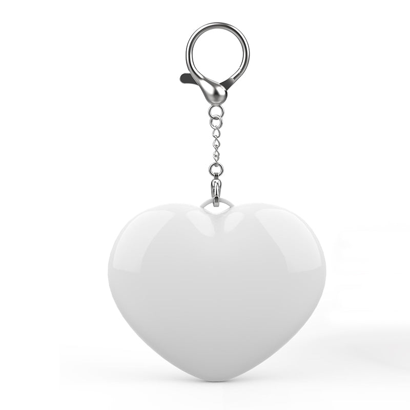 Heart-shaped keychain night light