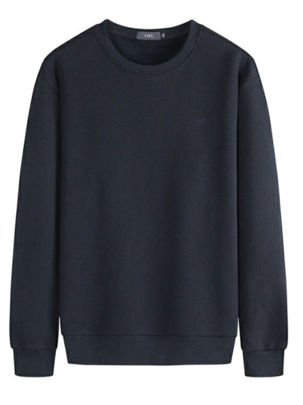 Solid Color Thickened Long Sleeve Top