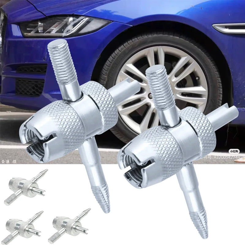 Four-In-One Hardware Tool Car Tire Valve Repair Tool(5 PCS)
