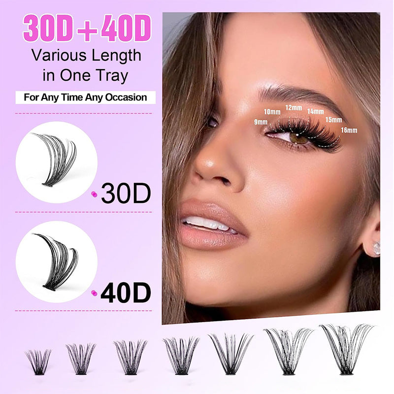 30D/40D Reusable Self Adhesive Eyelashes