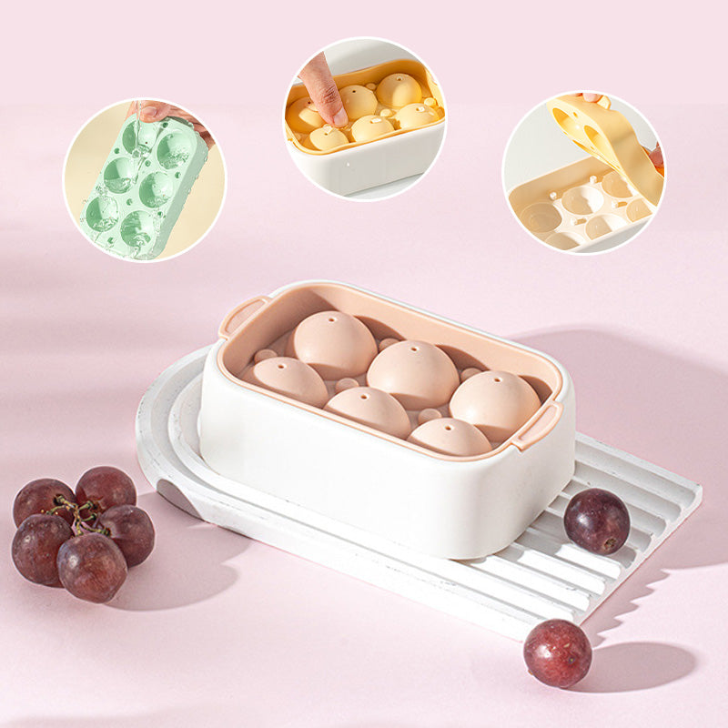 Ball Ice Tray Mold with Lid