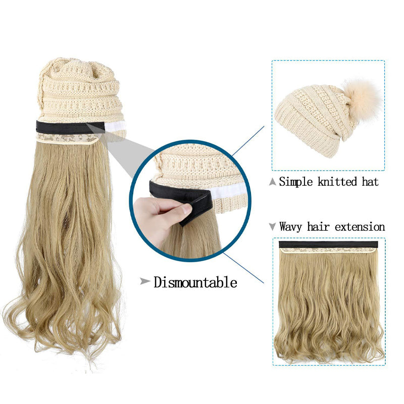 One-piece wig cap