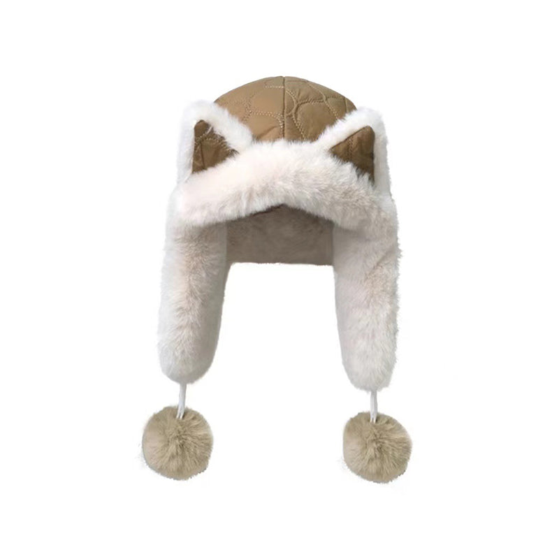 Fox Ears Plush Hat