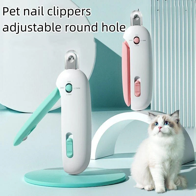 Cat Nail Clippers with Adjustable Aperture