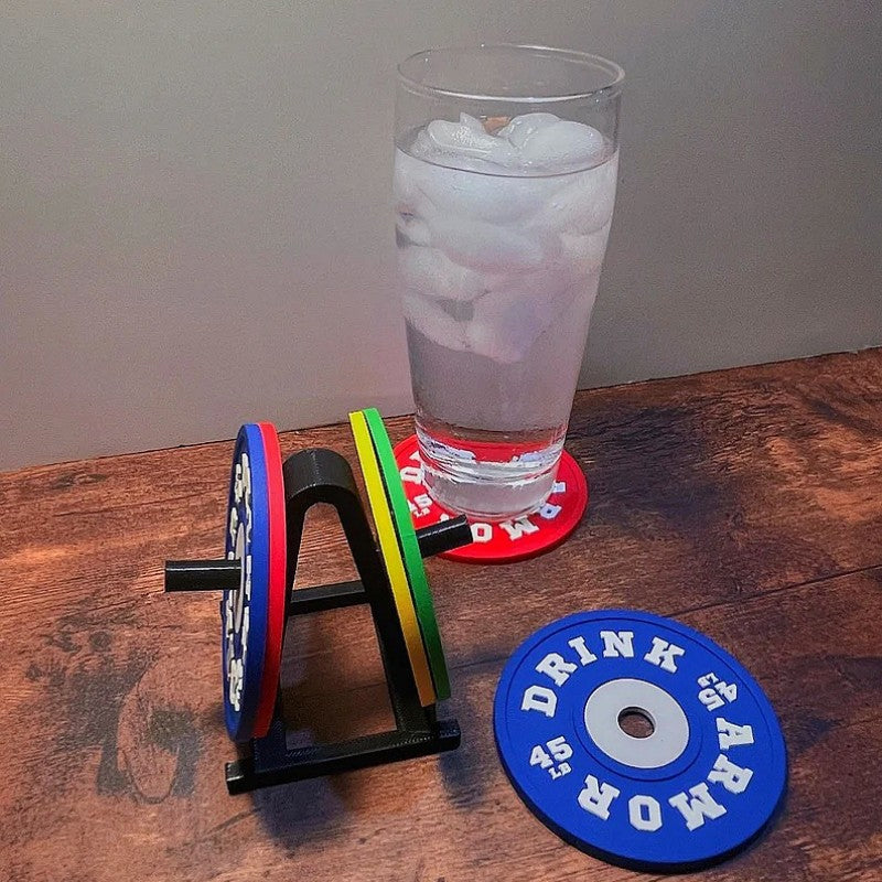 Weight Plate Coaster Set of 4