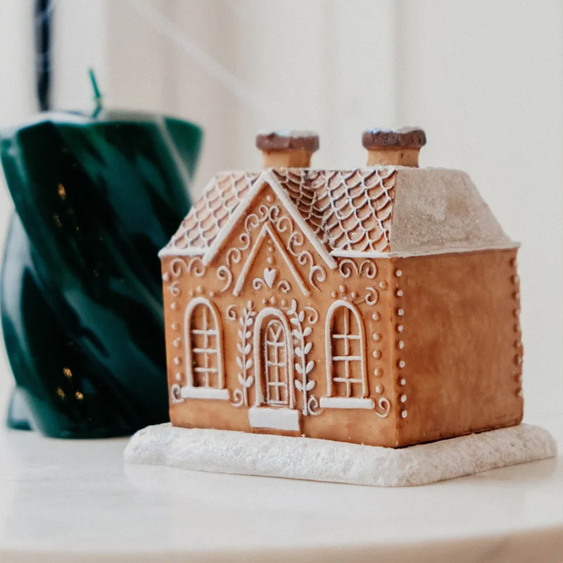 Gingerbread House Incense Cone Burner