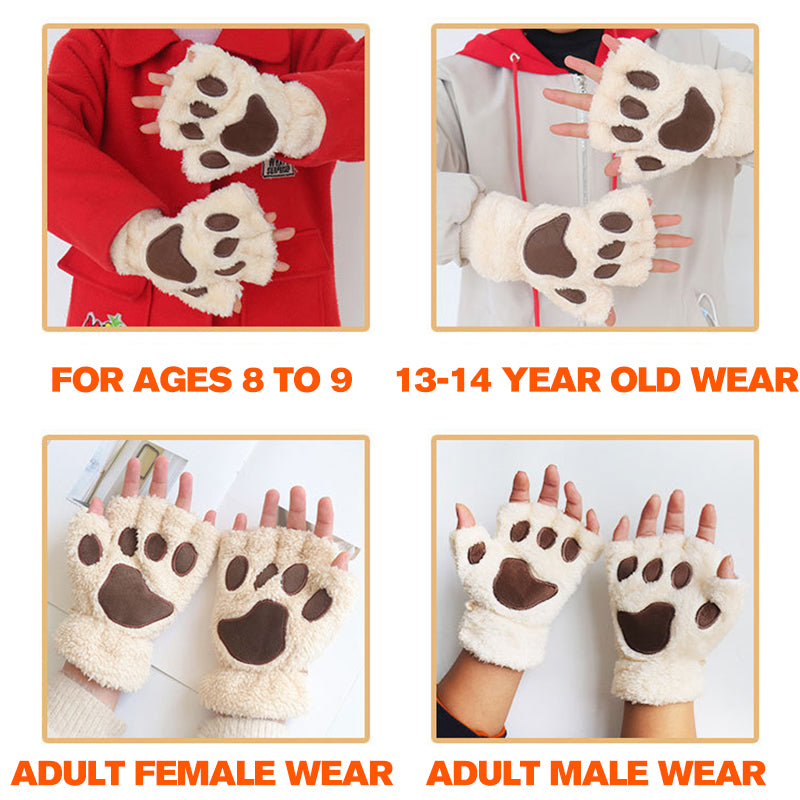 Half Finger Cat Claw Gloves
