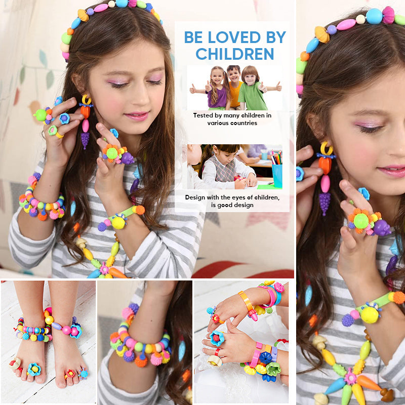 Kids DIY Jewelry Making Beads Kit