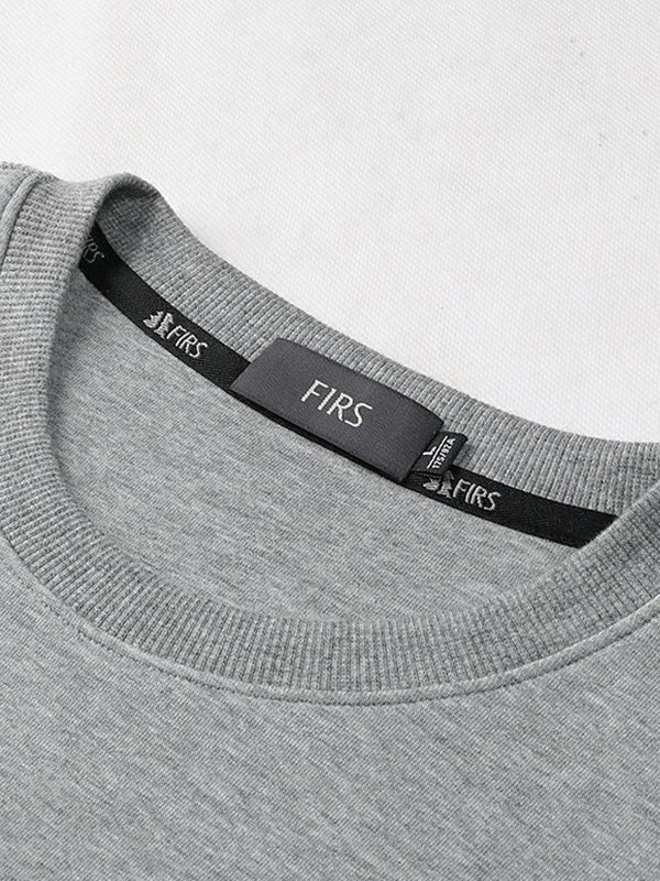 Gray Casual Long Sleeve Top