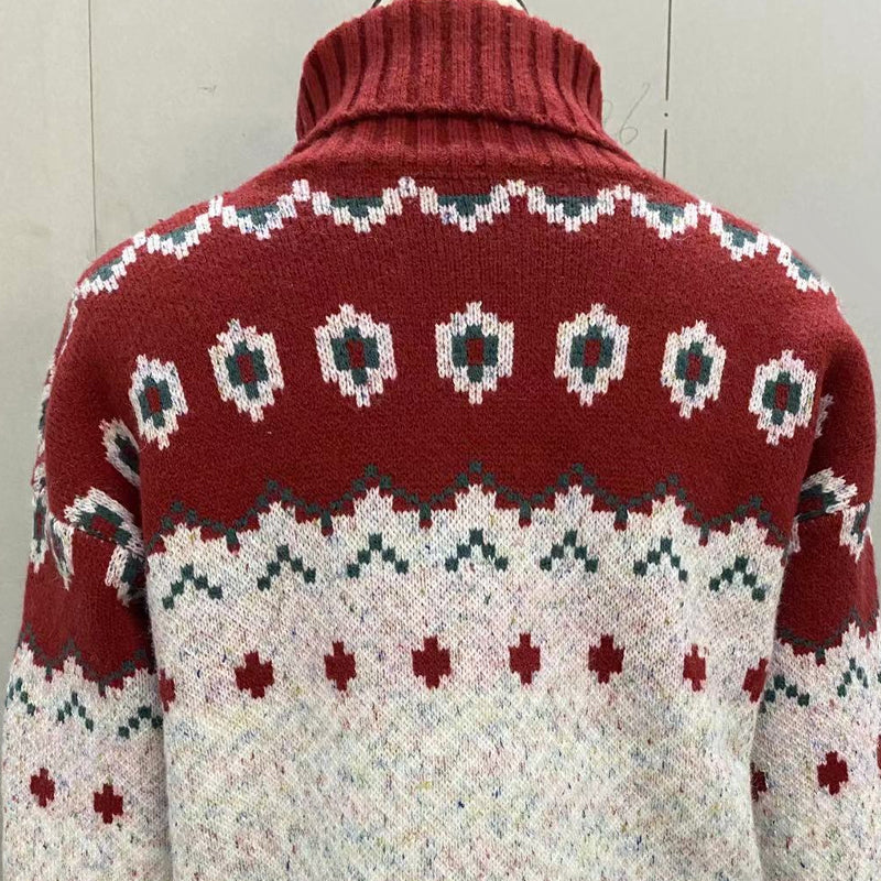 Christmas Jacquard Pullover Sweater