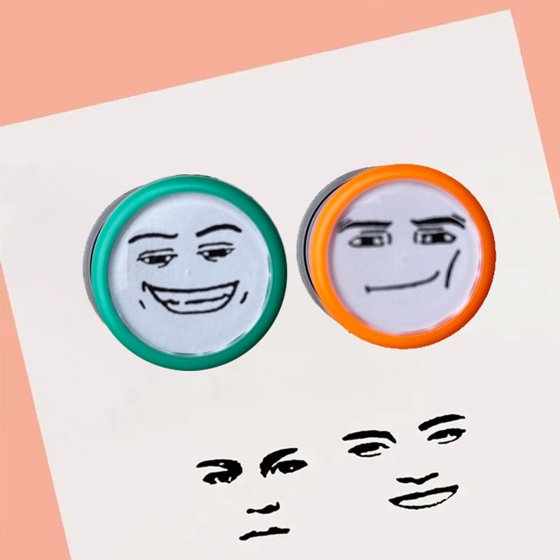 Game Characters Funny Expressions Stamp