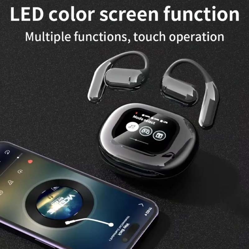 Open Earbuds Touch Screen Control Earbuds