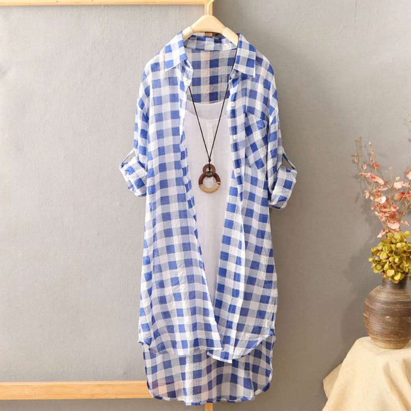 Plaid Sun Protection Shirt