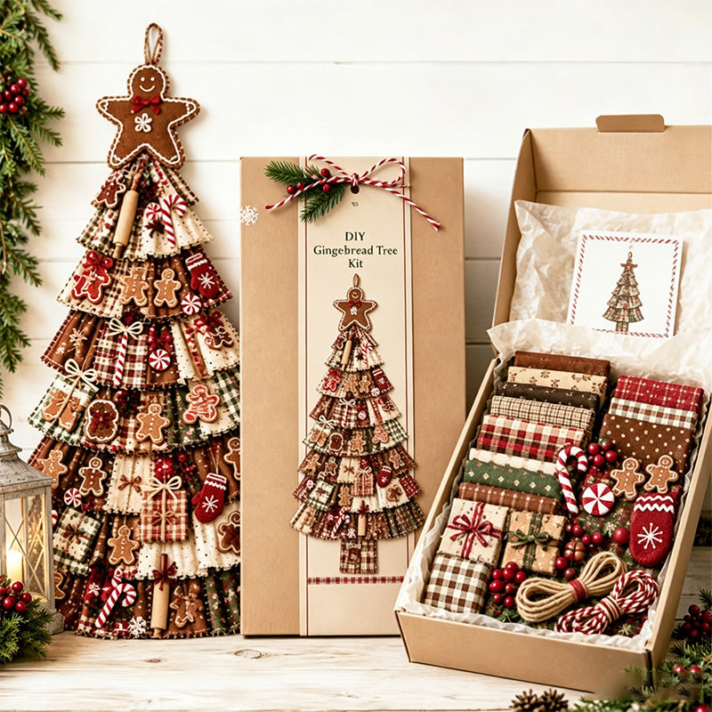 DIY Christmas Tree Door Hanging Kit