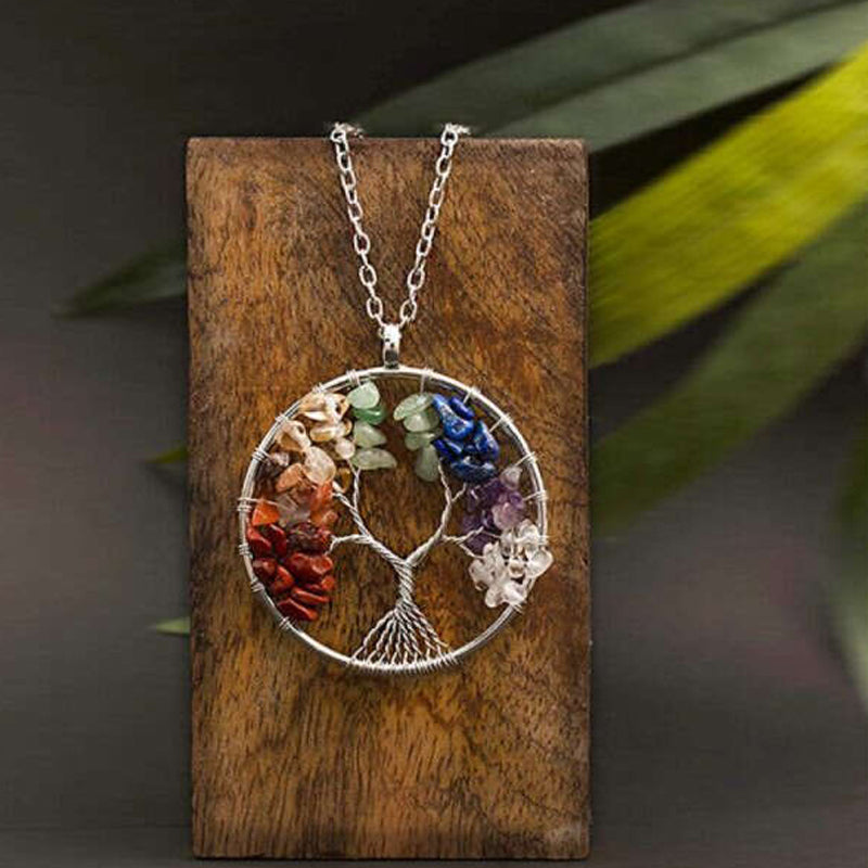 Colorful Tree Of Life Necklace