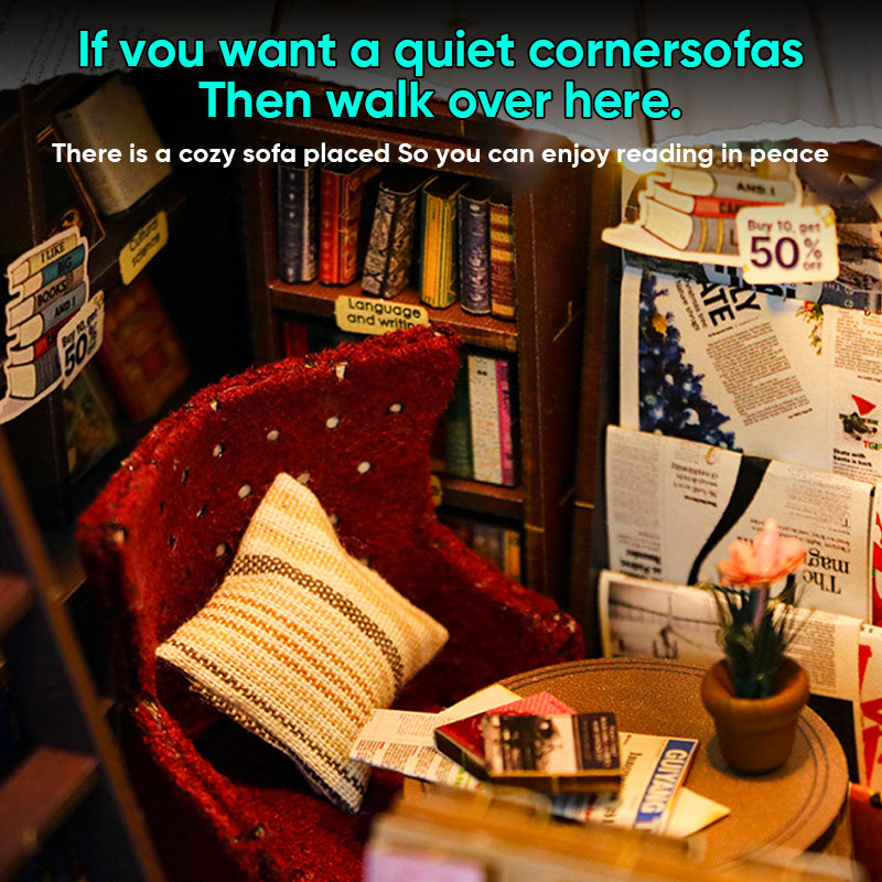 Soul Bookstore DIY Book Nook Kit