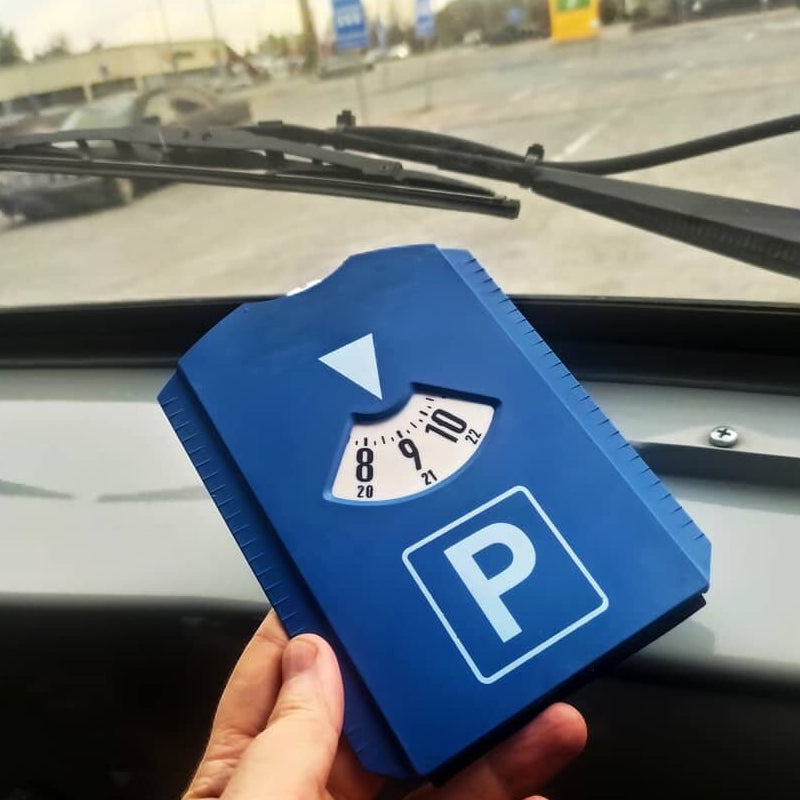 Parking Timer With Ice Scraper