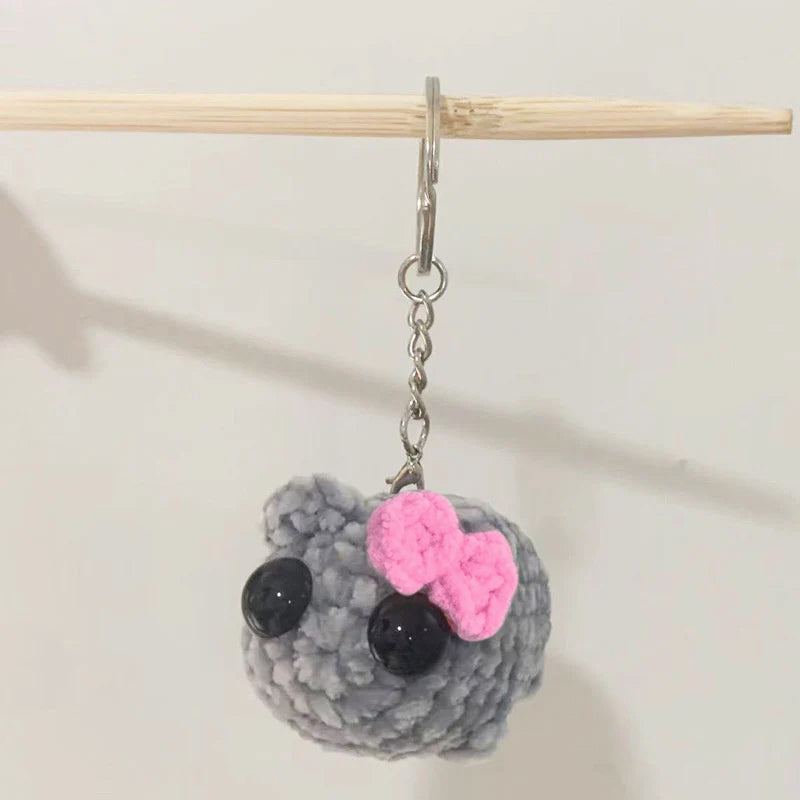 Sad Hamster Crochet Doll