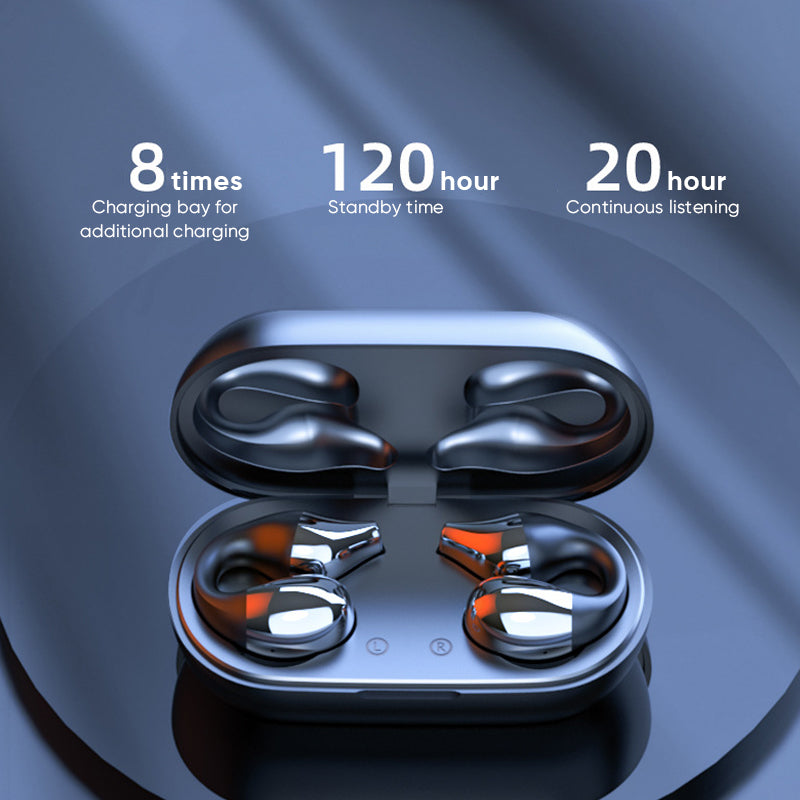 Bluetooth Ear Clip Bone Conduction Earphones