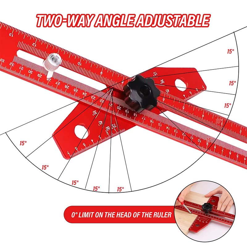 Woodworking Scriber Marking Line Ruler