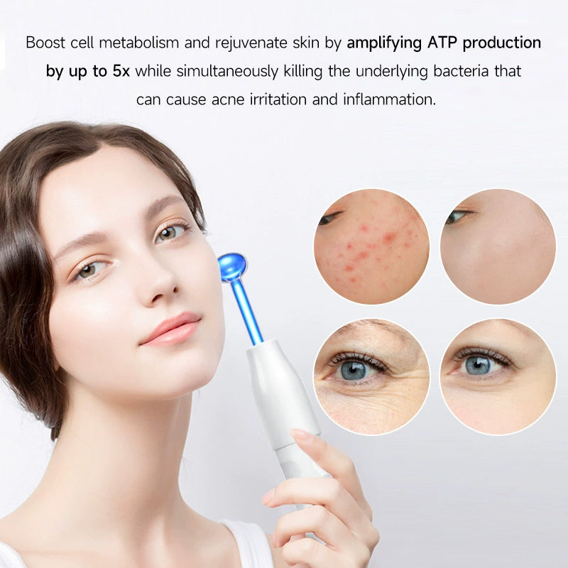 Portable Skin Therapy Machine with 6 Neon & Argon Wands