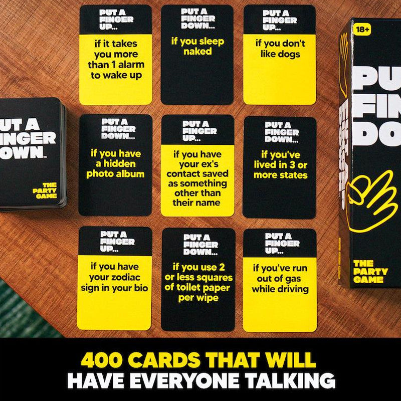 Put A Finger Down - Fun Party Game for Holidays