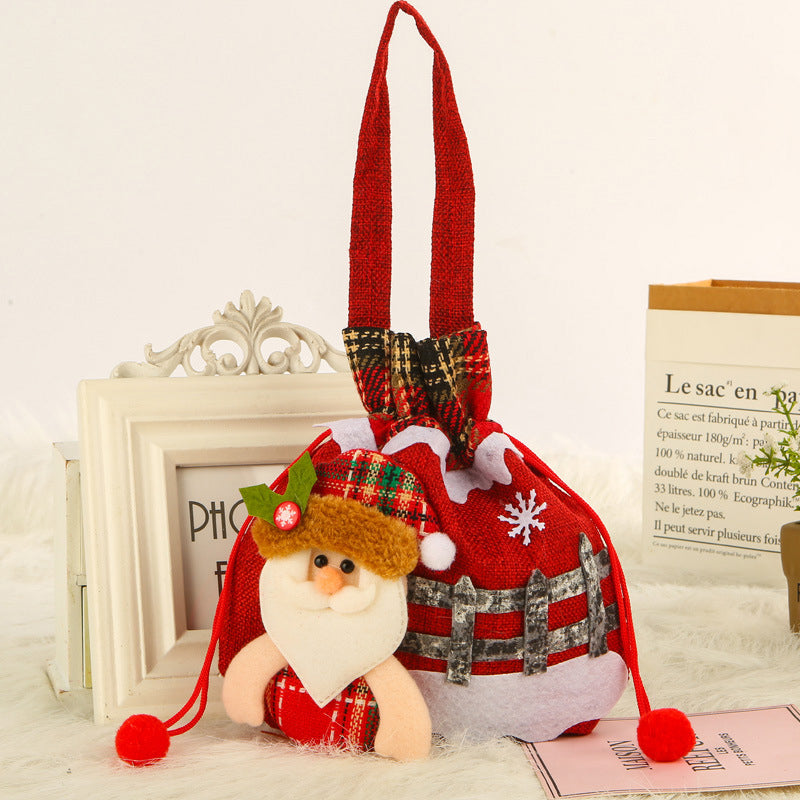 Christmas Decoration Apple Bag